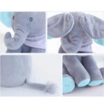 Peek-a-Boo Musical Singing Elephant Toy